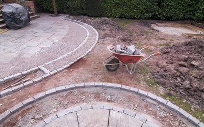 NEW GARDEN DESIGN BUILD UNDERWAY