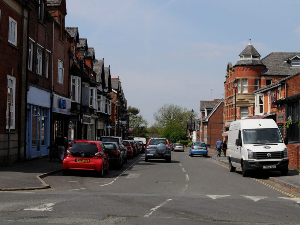 View of Shaw Road before.