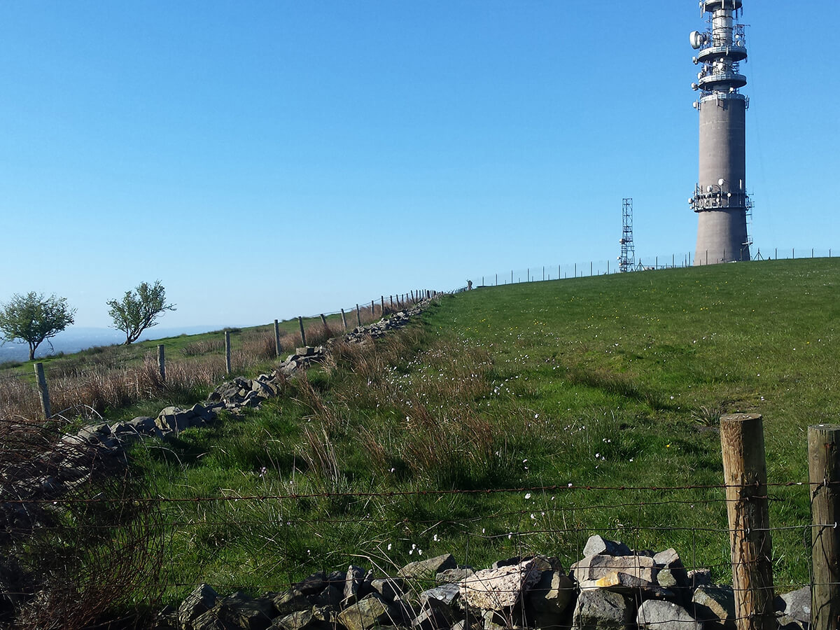 Crocker Hill Mast View part of Landscape and visual impact assessment by Natural Dimensions at Sutton Common Croker Hill