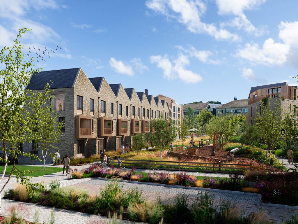 Proposed nature play and central park in Saltaire