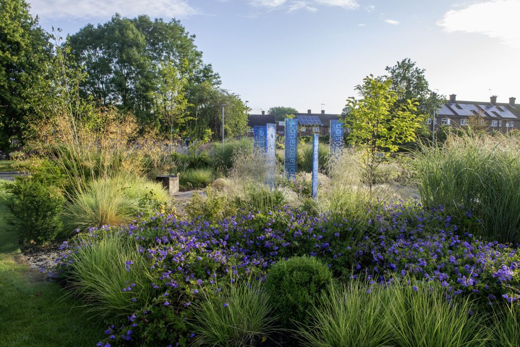 Martin Bear memorial garden