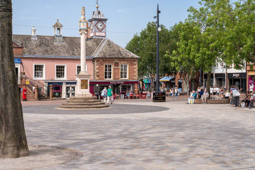 Carlisle Market Cross and town hall